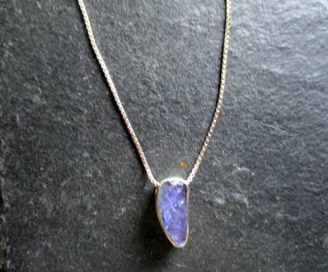 Preview: Kette, Sterlingsilber, Anhänger, Tansanit, blau, Schmuck, Frauen