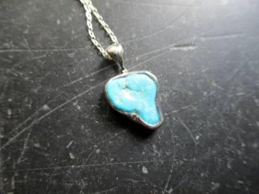 Preview: Kette, Anhänger, Sterlingsilber, Türkis, Schmuck, Frauen