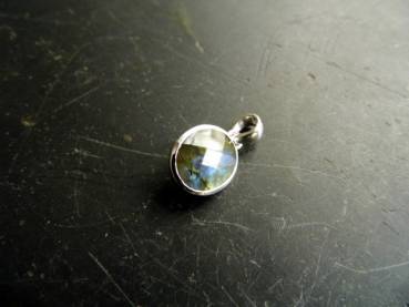 Anhänger, Silber, Labradorit, schillernd, Schmuck, zierlich, Frauen