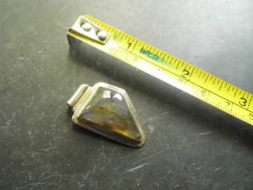 Preview: Anhänger, Sterlingsilber, Silber, Labradorit, blau, Schmuck, asymetrisch