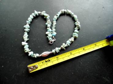 Preview: Kette, Larimar, türkis, Silber, Schmuck, Sterlingsilber, Larimarkette, Frauen