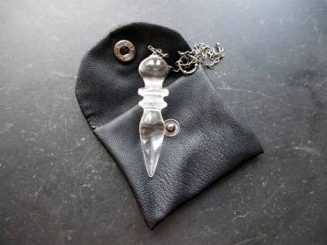 Ledertäschchen, Schmuckbeutel, schwarz, Verpackung, Beutel, Schmuck