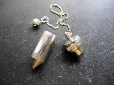 Pendel, spitz, Spitzpendel, Metall, Mermet Pendel, Füllpendel, Schamane, Wicca