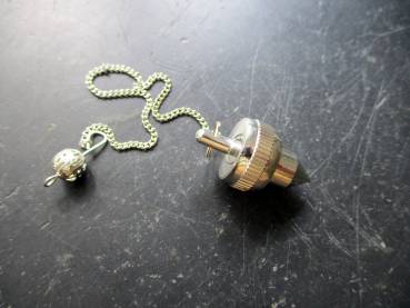 Pendel, spitz, Spitzpendel, Metall, Mermet Pendel, Füllpendel, Schamane, Wicca