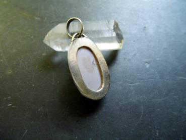 Preview: Anhänger, Sterlingsilber, Mondstein, Silber, beige, Schmuck, Frauen