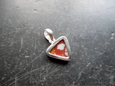 Sterlingsilber, Anhänger, Morena Jaspis, Jaspis, braun, bunt, Schmuck, Frauen