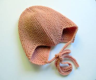 Baby Mütze, Haube, Kappe, Wolle, rosa, Teufelsmütze, Strick