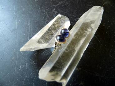 Preview: Ohrring, Ohrstecker, Sterlingsilber, Amethyst, lila, Frauen, Mädchen