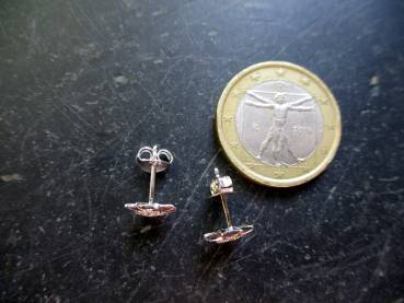 Preview: Ohrring, Ohrstecker, Sterlingsilber, Edelweiß, Blume, Schmuck, Frauen