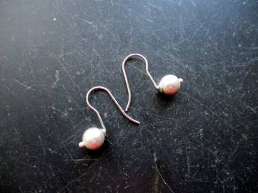 Preview: Ohrring, Ohrhänger, Sterlingsilber, Perle, Schmuck, Frauen