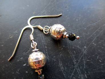 Preview: Ohrring, Ohrhänger, Sterlingsilber, Kugel, Turmalin, Schmuck, Frauen