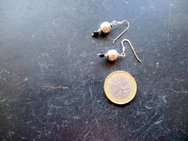 Preview: Ohrring, Ohrhänger, Sterlingsilber, Kugel, Turmalin, Schmuck, Frauen