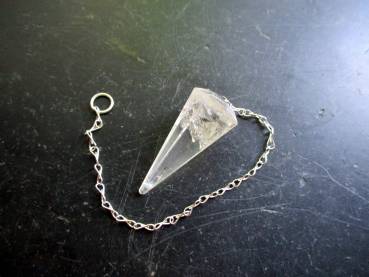 Preview: Sonderangebot, Pendel, Spitzpendel, Bergkristall, , facettiert, Wicca