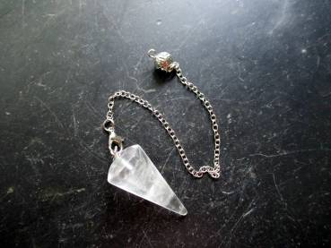 Sonderangebot, Pendel, Spitzpendel, Bergkristall, , facettiert, Wicca