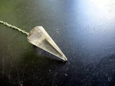 Preview: Sonderangebot, Pendel, Spitzpendel, Bergkristall, , facettiert, Wicca
