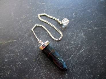 Pendel, Falkenauge, Metall, Spitzpendel, Magie, Esoterik