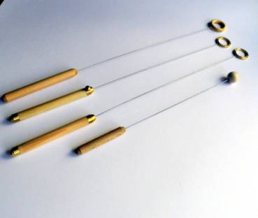 Preview: Einhandrute, Tensor, Wünschelrute, Hoz, Messingkappen, zerlegbar