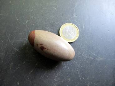 Preview: Edelstein, Indien, Shiva Lingam, grau, braun, Meditation