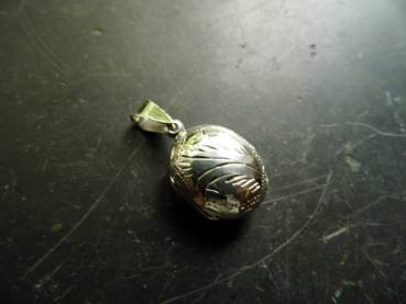 Anhänger, Sterlingsilber, aufklappbar, Silber, für Foto, Sterlingsilber, Mädchen