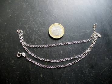 Preview: Kette, Silberkette, Ankerkette, Sterlingsilber, 50 cm
