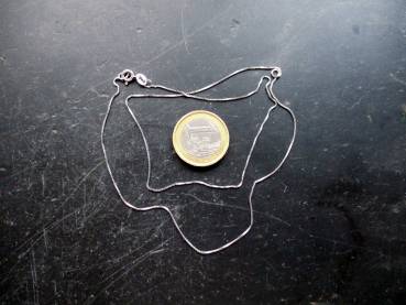Preview: Kette, Silberkette, Venezianerkette, fein,  Sterlingsilber, 50 cm