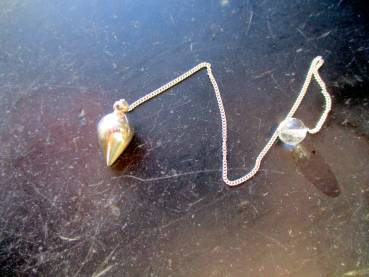 Preview: Silber, Pendel, Silberpendel, Sterlingsilber, Tropfenpendel, Silberkette, Schamane, Esoterik, klein