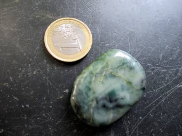 Preview: Seifenstein, Handschmeichler, Smaragd, grün, Deko