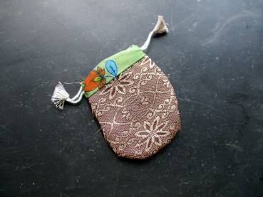 Beutel, Brokat, Säckchen, Verpackung für Schmuck, Pendel, bunt