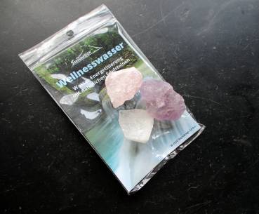 Preview: Wassersteine, Edelstein, Rosenquarz, Amethyst, Bergkristall, Säckchen