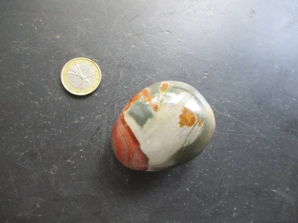 Seifenstein, Handschmeichler, maxi, Edelstein, Polychrom Jaspis, Jaspis, bunt, Madagaskar