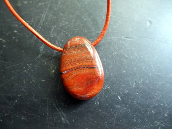 Kette, Anhänger, Jaspis, rot, Tropfen, Sterlingsilber, Chakra Stein, Schmuck, Unisex