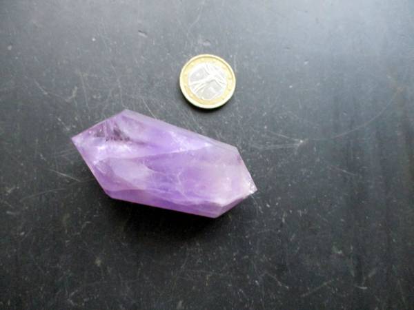 Amethyst, Edelstein, lila, Doppelender, Deko, Hausaltar, Reiki, Massage