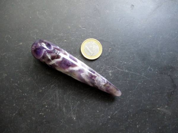 Massage Griffel, Amethyst Stab, Edelstein, Reiki, Meditation