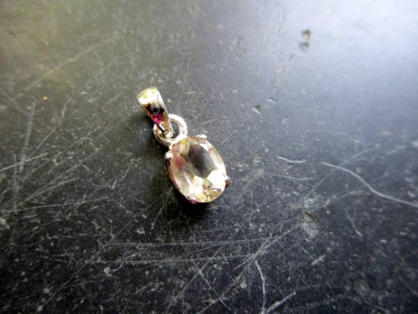 Anhänger, SterlingSilber, Bergkristall, facettiert, zierlich, Schmuck, Frauen, Mädchen