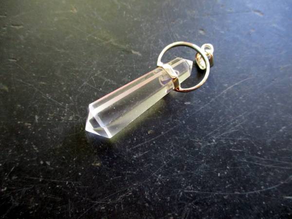 Anhänger, Sterlingsilber, Bergkristall, Spitze, Amethyst, Schmuck, Unisex