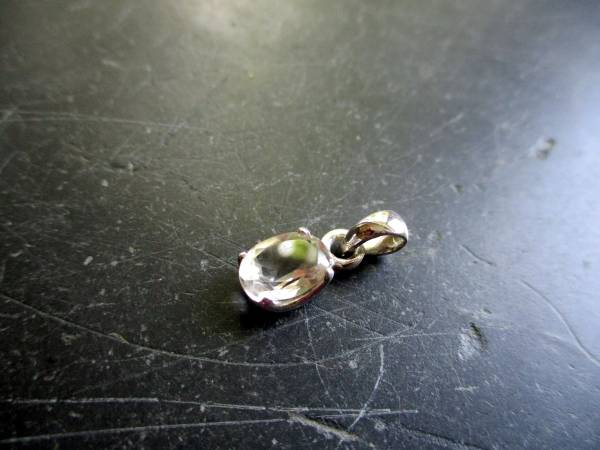 Anhänger, SterlingSilber, Bergkristall, facettiert, zierlich, Schmuck, Frauen, Mädchen