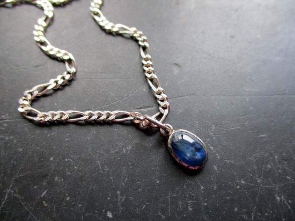 Kette, Silberkette, Figarokette, Gliederkette, Sterlingsilber, 42 cm, dick