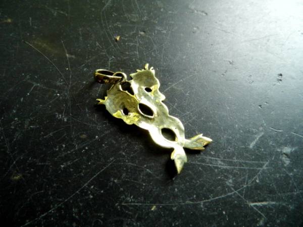 Anhänger, Drache, Bronze, goldfarben, Märchen, Schatz