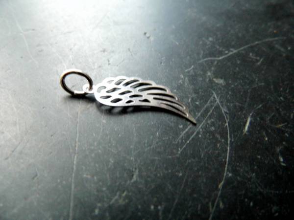 Anhänger, Sterlingsilber, Flügel, groß, Engel, Schutz, Frauen, Mädchen