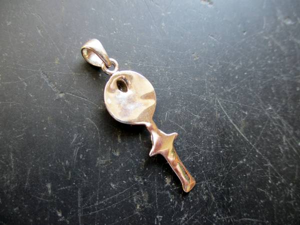 Anhänger, Sterlingsilber, Amethyst, Aqua'ba, Ashanti, Göttin, Fruchtbarkeit, Kreativität