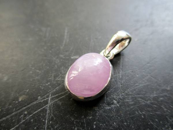Anhänger, Sterlingsilber,  Silber, Kunzit, rosa, Frauen Schmuck, selten