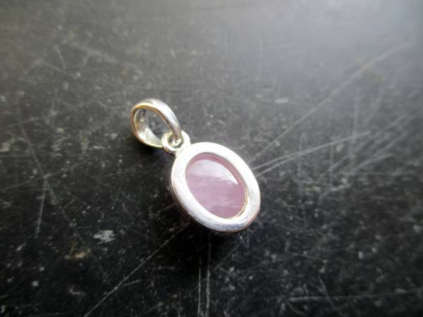 Anhänger, Sterlingsilber,  Silber, Kunzit, rosa, Frauen Schmuck, selten