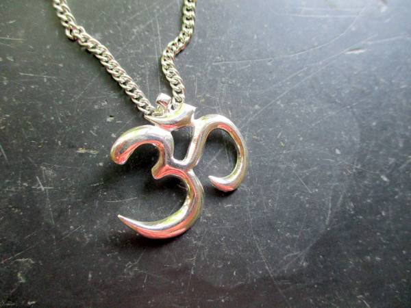 Anhänger, OM, Indien, Meditation, Yoga, Sterlingsilber, Schutz