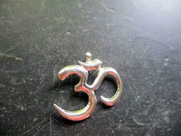 Anhänger, OM, Indien, Meditation, Yoga, Sterlingsilber, Schutz