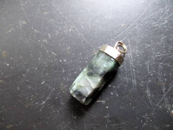 Anhänger, Sterlingsilber, Silber, Smaragd, grün, Männer, Schmuck, Smaragd Anhänger