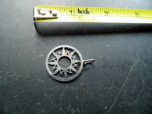 Anhänger, Sterlingsilber, Silber, Sonne, filigran, klein, Freude, Schmuck