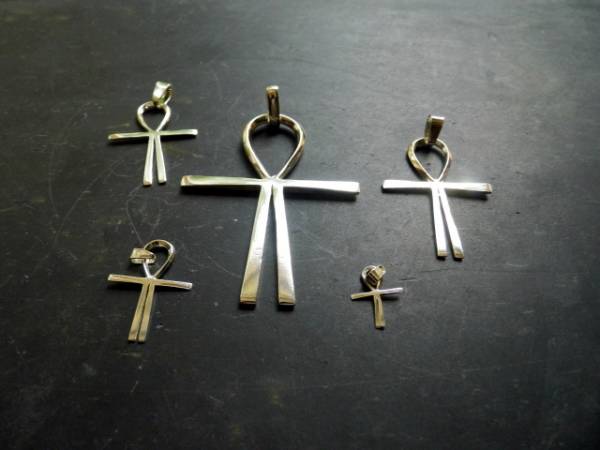 Anhänger, Kreuz, Atlantiskreuz, Ankh, Sterlingsilber, maxi, Schutz