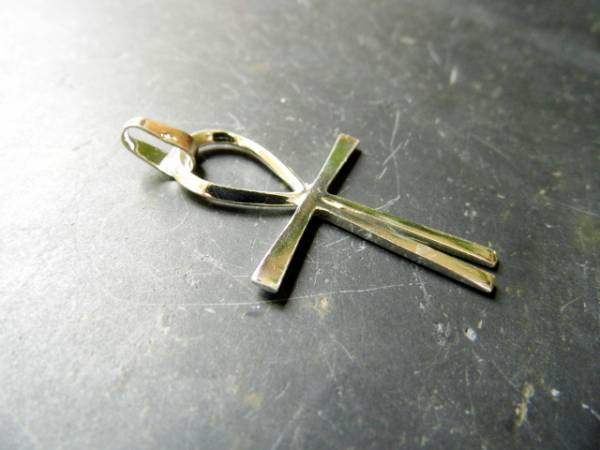 Anhänger, Kreuz, Atlantiskreuz, Ankh, Sterlingsilber, maxi, Schutz