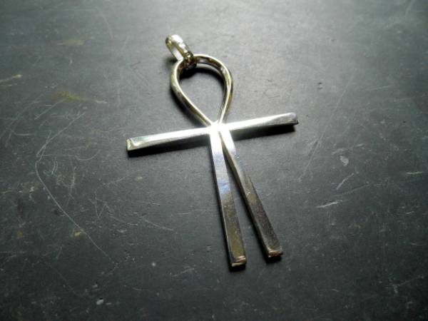 Anhänger, Kreuz, Atlantiskreuz, Ankh, Sterlingsilber, maxi, Schutz