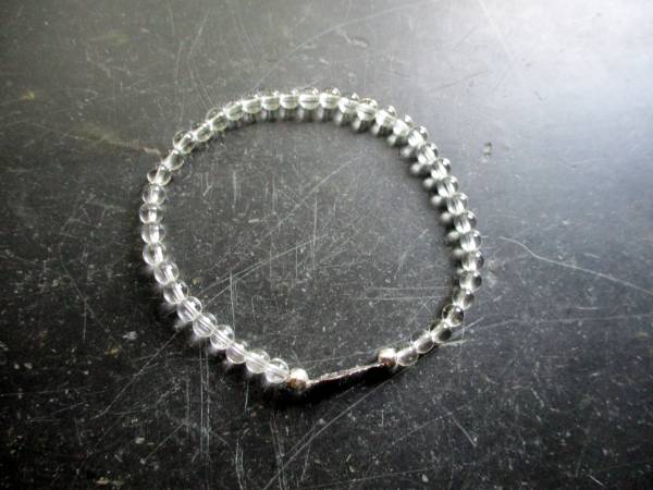 Armband, Symbol Armband, Bergkristall, Sterlingsilber, Hand von Fatima, Schutz